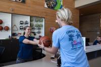 Photo of students in Rec Center