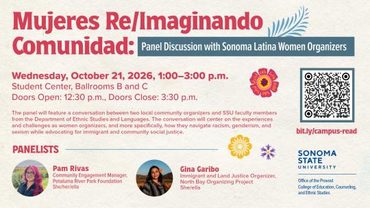 digital ad for mujeres re-imaginando comundad
